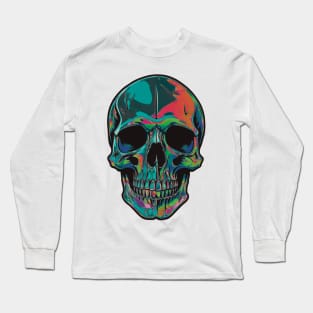 Colorful skull Long Sleeve T-Shirt